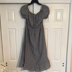 Treasure & Bond Checkered Black and White Top